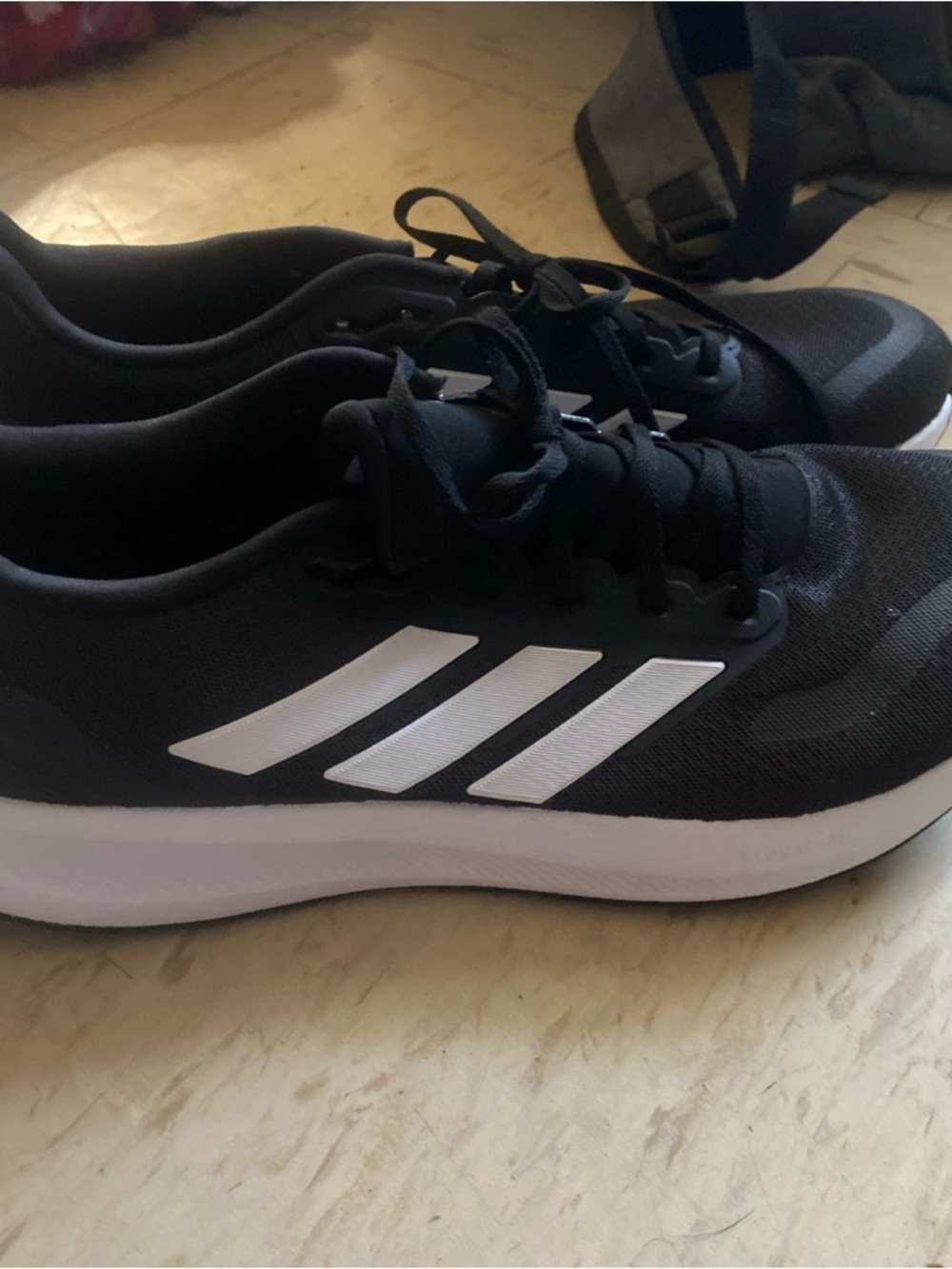 Adidas Men's Black & White Running shoes size 13 New without tags and box